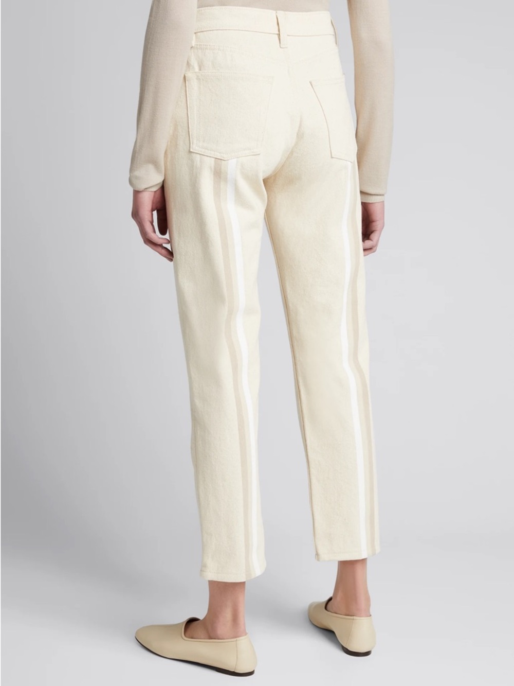 Still Here | Tate High-Rise Cropped Jeans in Bone NWT